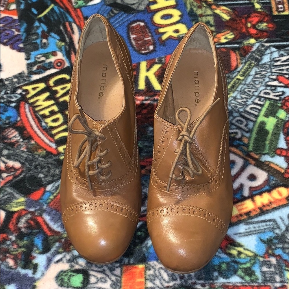 Tan Maripé 3.5in. Heels